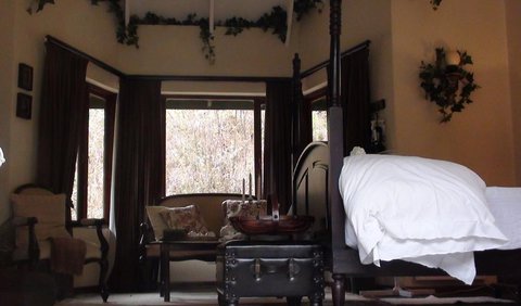 Queen sized double room Swainson suite : Forest Creek Lodge & Spa