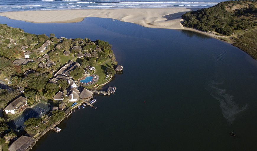 Aerial in Port St Johns, Eastern Cape, South Africa
