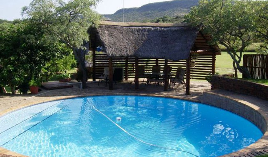 Guests can unwind by the swimming pool
