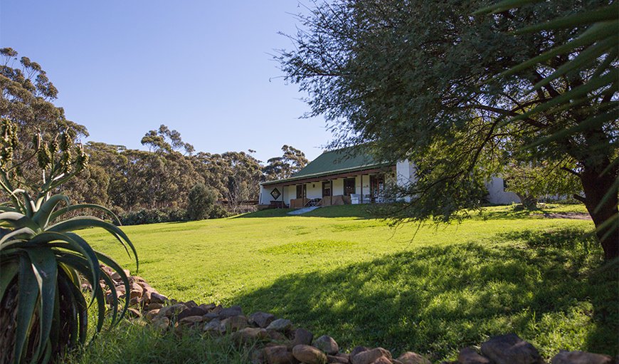 Front and lawn in Stanford, Western Cape, South Africa