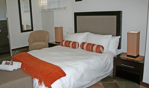 Standard Room (Non-river facing): Bed