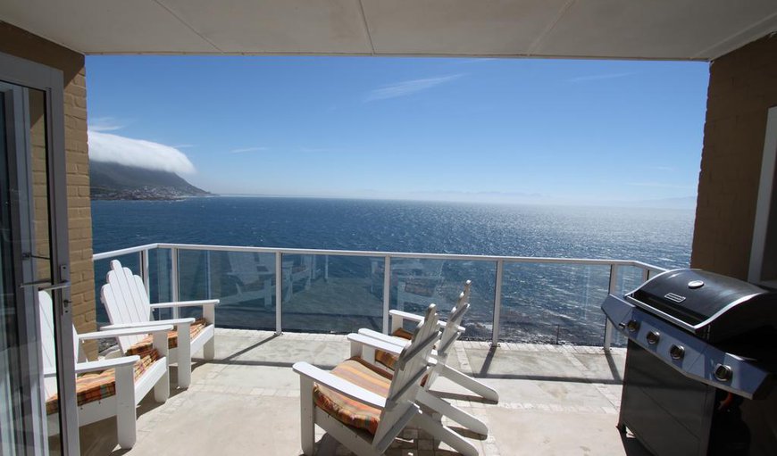 Cape-x-ta-sea 4 bedroom villa balcony with sea views. in Fish Hoek, Cape Town, Western Cape, South Africa