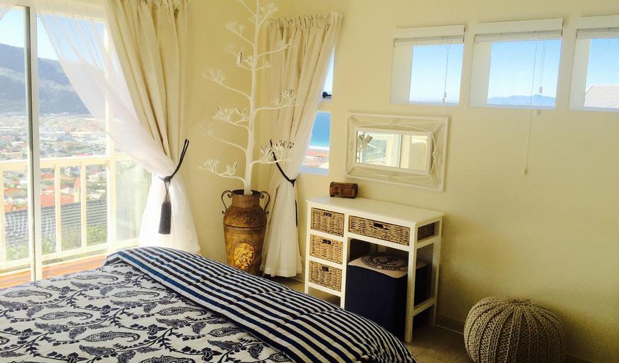 Coral Reef Suite: Coral Reef Suite main bedroom with queen size bed and mountain and sea views.