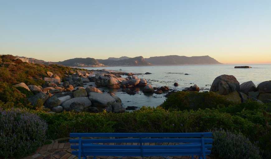 Early morning view from Bosky Dell looking out over Boulders Beach and False Bay