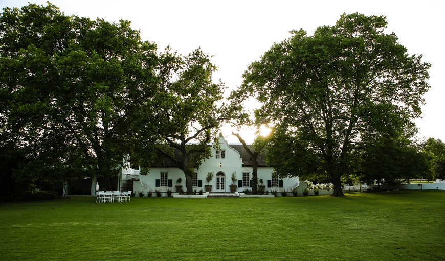 Cape Dutch Manor House in Raithby, Stellenbosch, Western Cape, South Africa