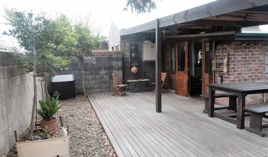 The Cottage - Entrance and Barbecue area in Gordon's Bay, Western Cape, South Africa