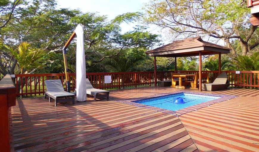 Beautiful deck and swimming pool for guests
