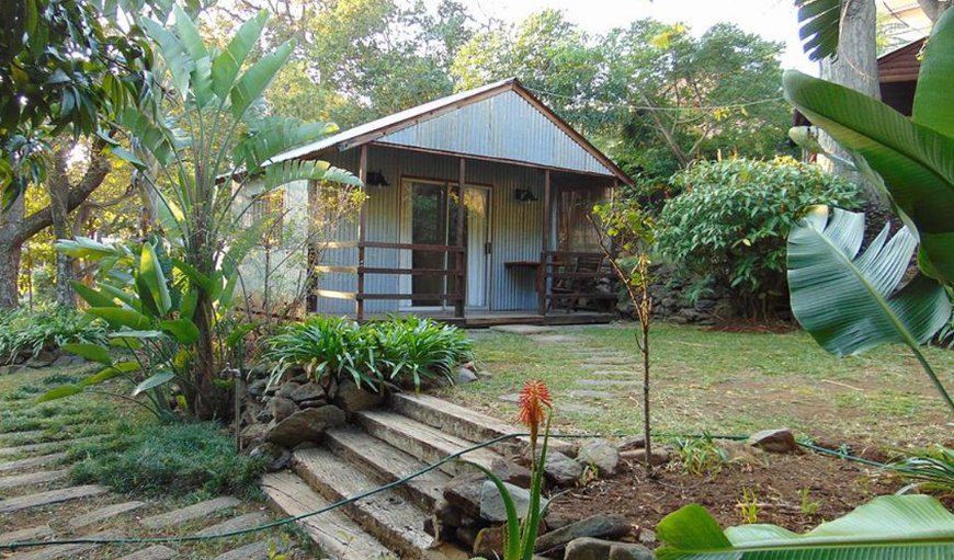 Double bedroom - Room only: Garden area and stairs to Cottage 1.