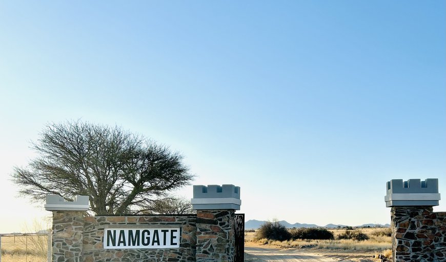 Entrance from the B1 in Grünau, Karas, Namibia