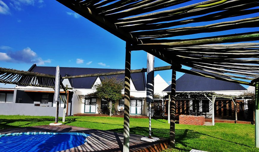 Splash pool in garden area in Longacres Country Estate, Langebaan, Western Cape, South Africa