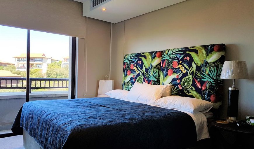 303 Zimbali Suites Sea Views 4 Sleeper: Main Bedroom opening onto the Balcony