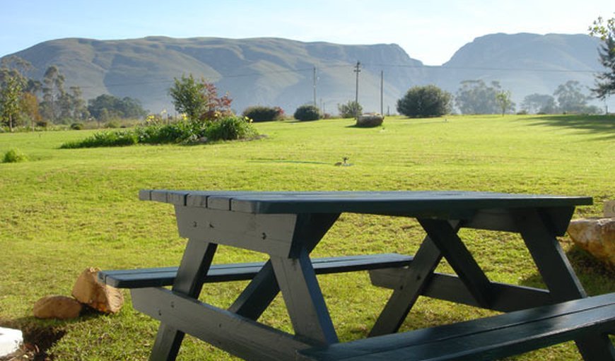 Picnic bench in Stanford, Western Cape, South Africa