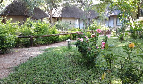 traditional chalet: Welcome to Chobe Sunset Chalets.