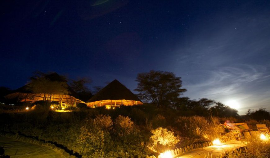 Tortilis Camp in Amboseli National Park , Rift Valley, Kenya