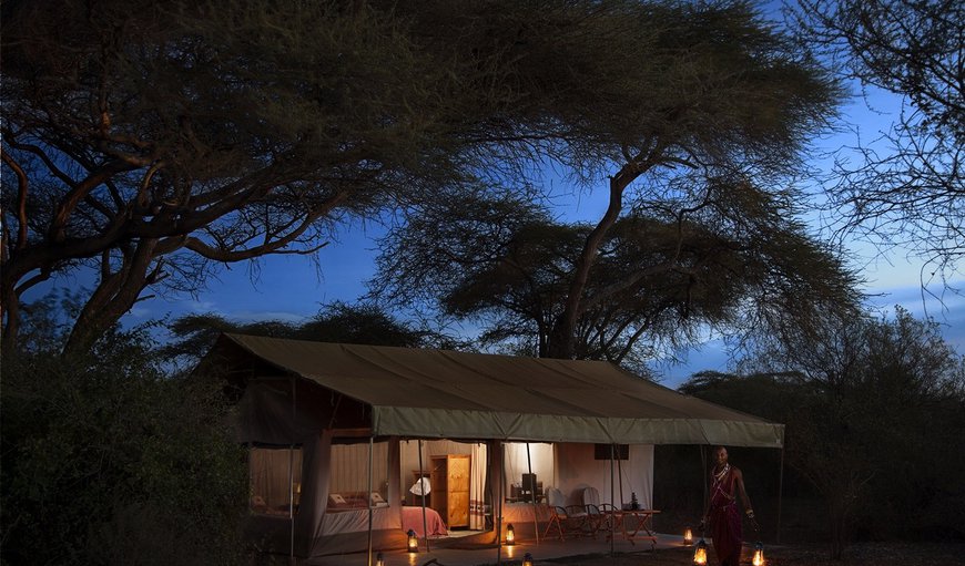 Family Unit: With just 9 spacious guest tents the camp retains all the charm and feel of the traditional mobile safari camps of days gone by.
