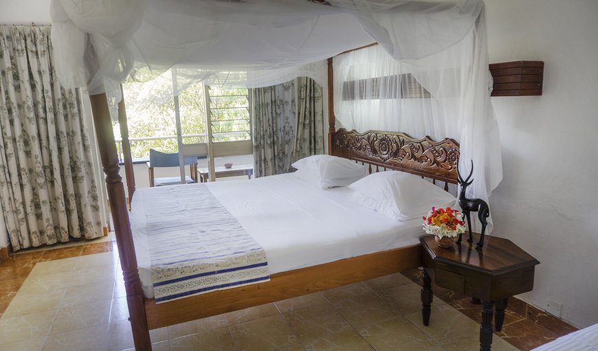 Garden View Room with a double bed.