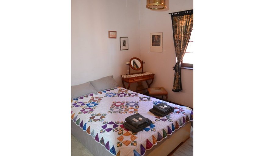 Cottage: Bedroom with a double bed