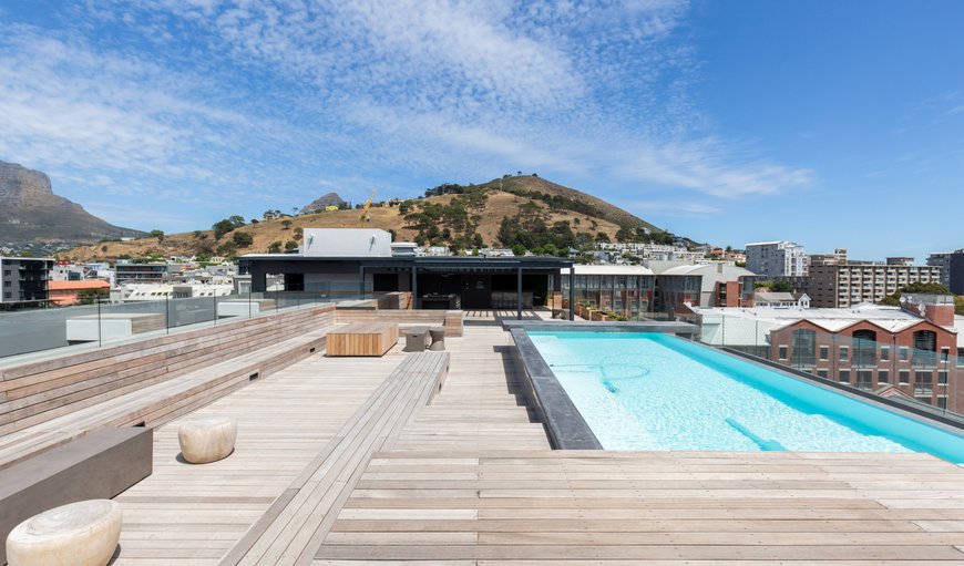 Rooftop swimming pool with Mountain View in De Waterkant, Cape Town, Western Cape, South Africa