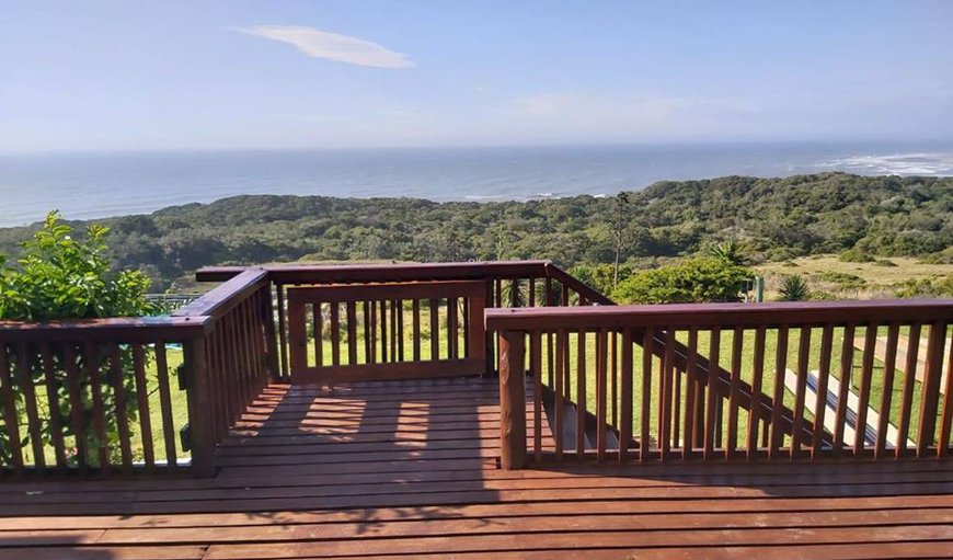 The deck on a sunny day with amazing views to offer guests in Kayser's Beach, East London, Eastern Cape, South Africa
