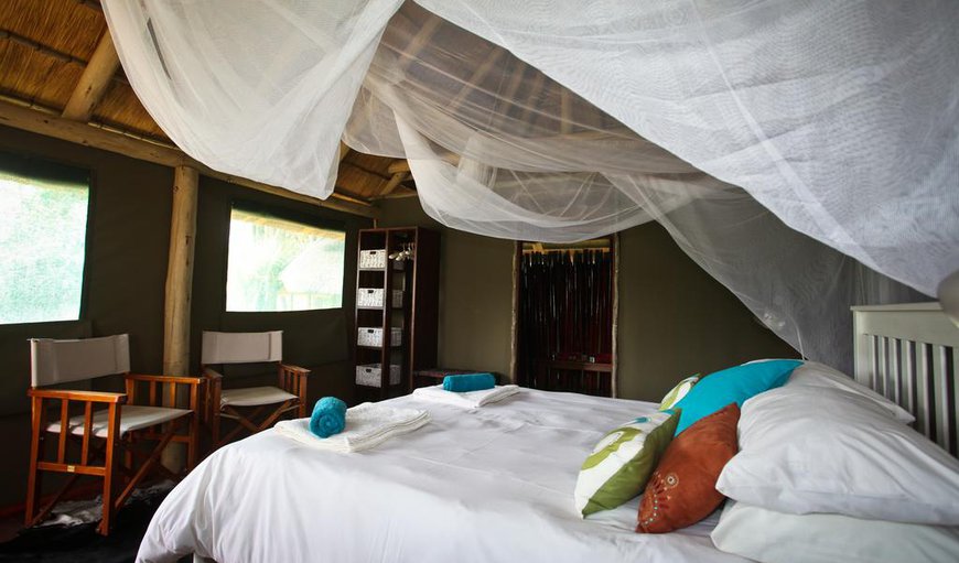 Double Tented Chalet: Omarunga Epupa-Falls Camp inside the tents