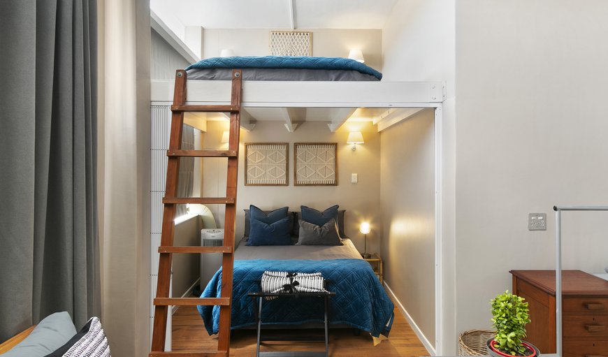 Standard Studio Apartment: The apartment is suitable for 2 guests but has 2 queen beds in a loft-style