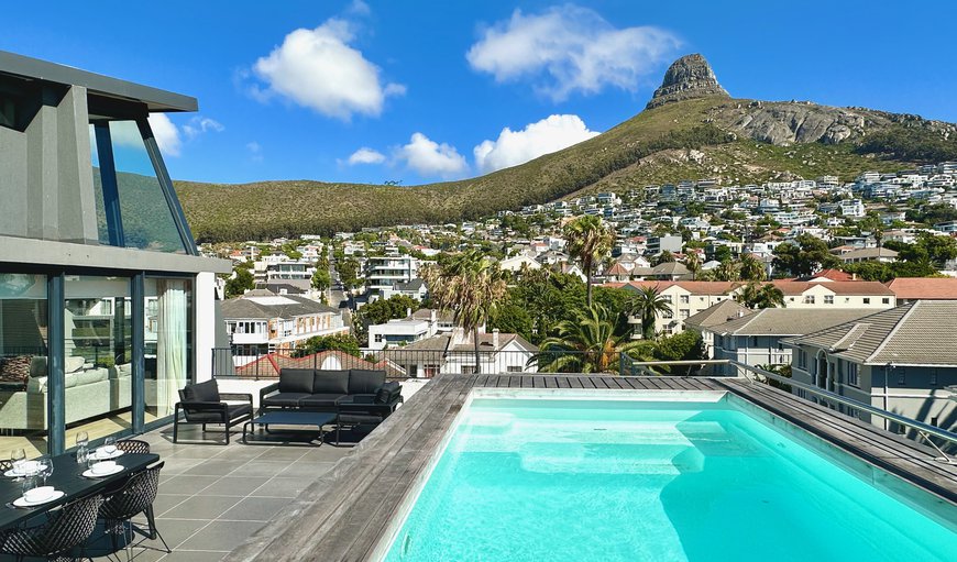 Terrace with private pool in Sea Point, Cape Town, Western Cape, South Africa