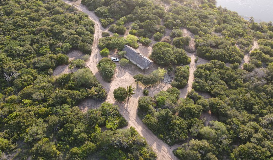 Aerial view in Inhambane, Inhambane Province, Mozambique